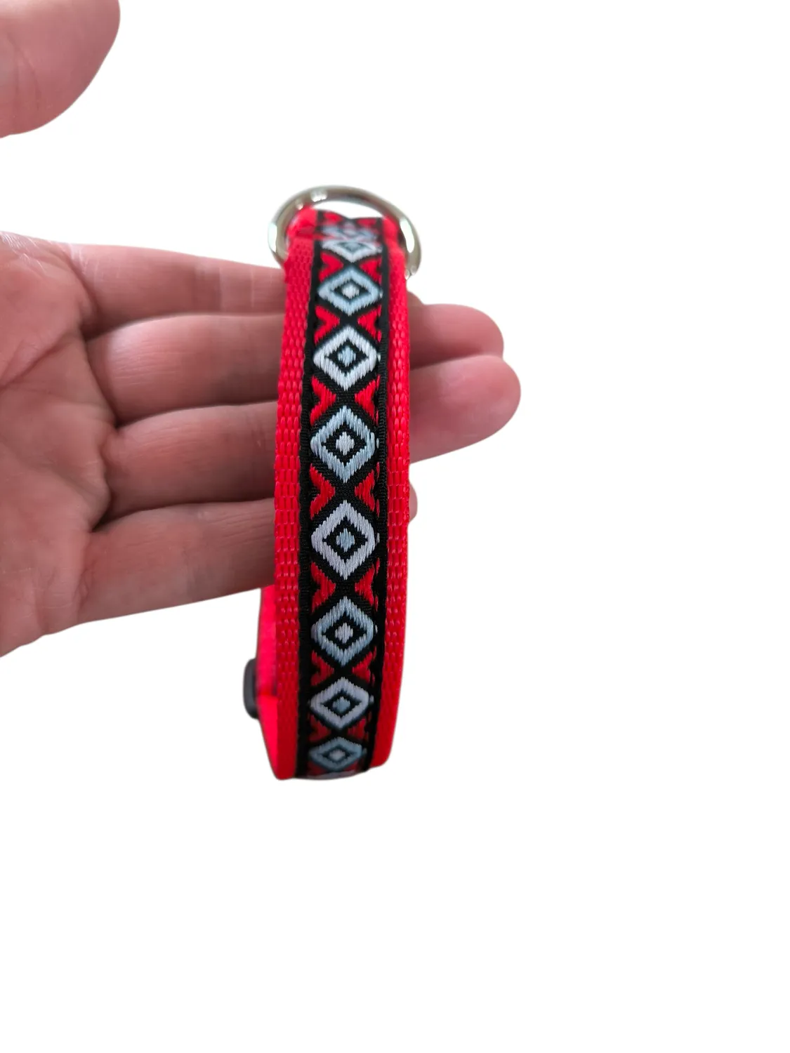 Anja for Dogs Rombi rosso collare cane 27-43 cm