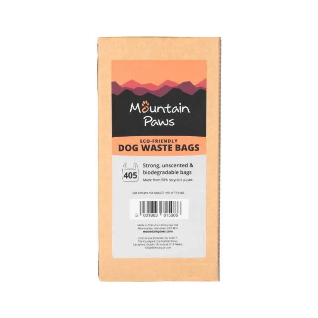 Mountain Paws Dog Waste Bags sacchetti igienici antiperdita