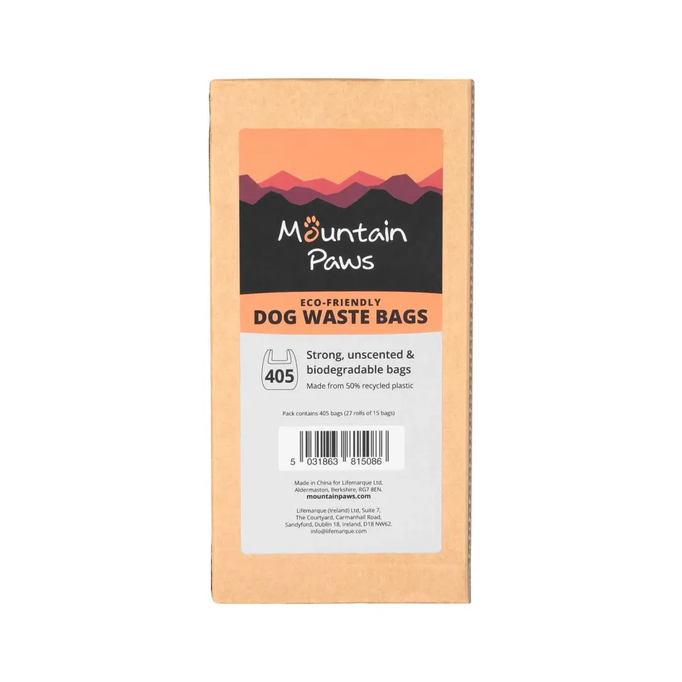 Mountain Paws Dog Waste Bags sacchetti igienici antiperdita