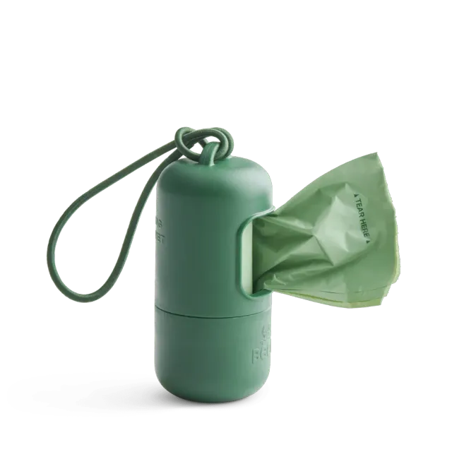 Beco Pets dispenser sacchetti cane riciclato con 15 sacchetti
