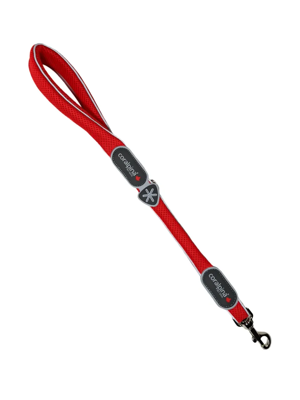 Coralpina Cinquetorri Guinzaglio Cani Rosso 9/10 Riflettente