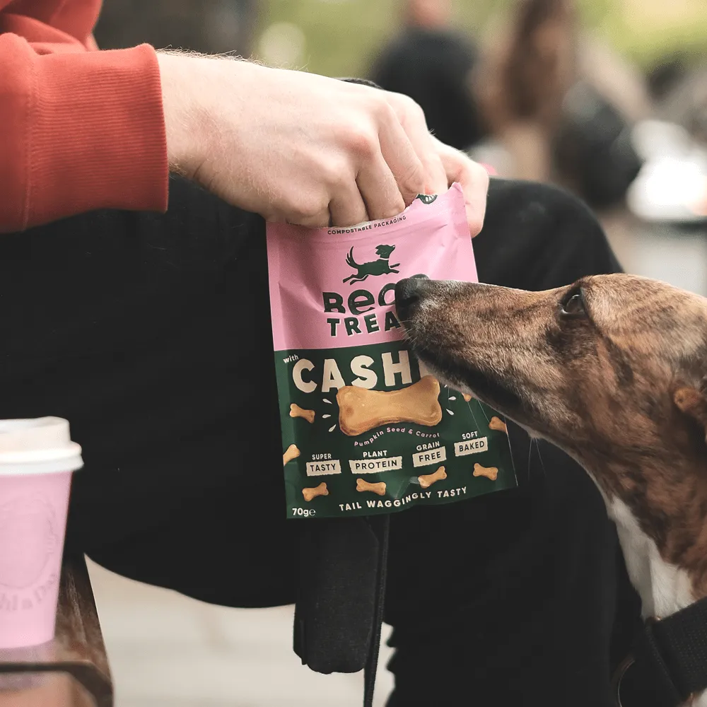 Beco Pets Cashew biscotti cane anacardi carota tascabili