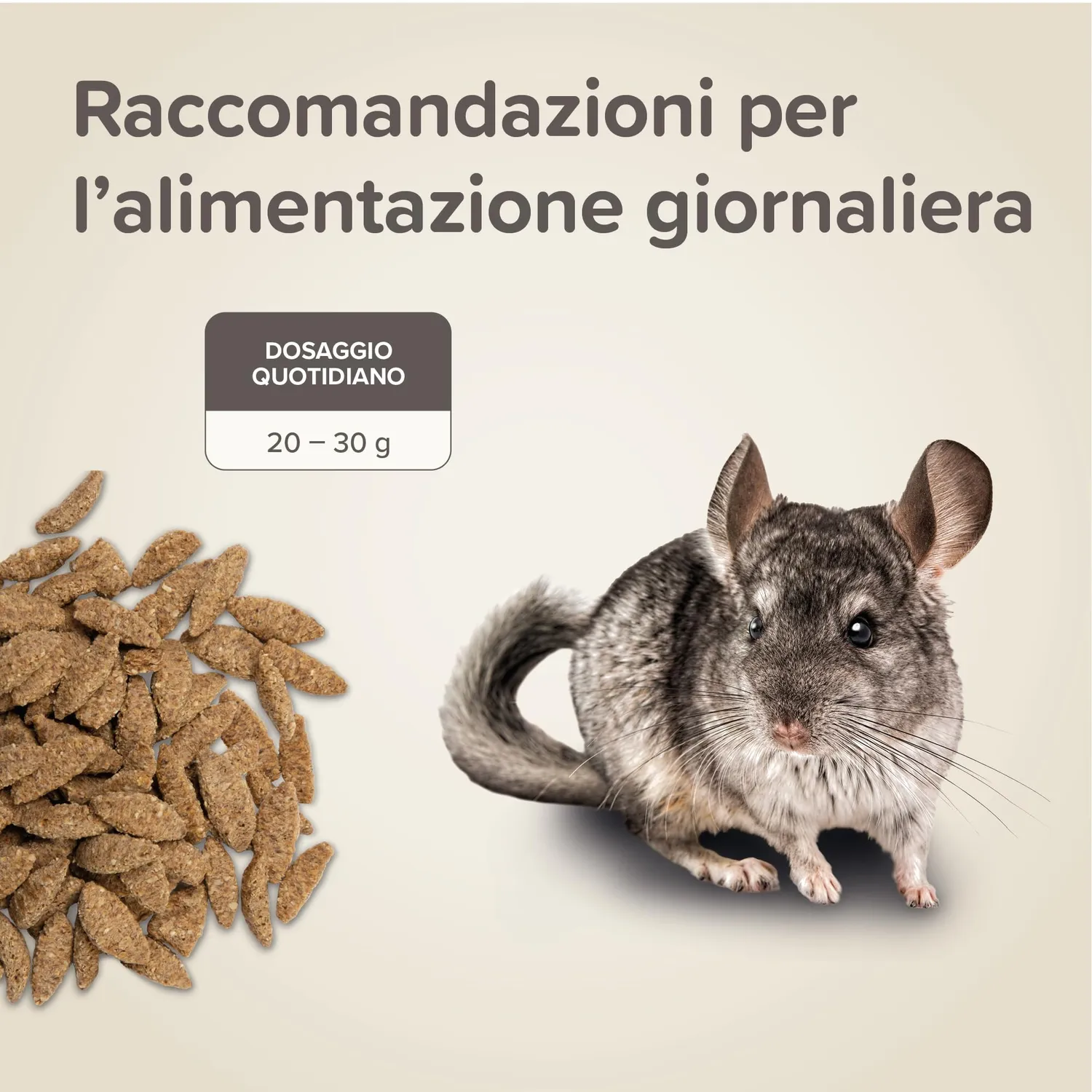 Beaphar CARE+ Chinchilla Mangime 1,5 kg ricco di fibre