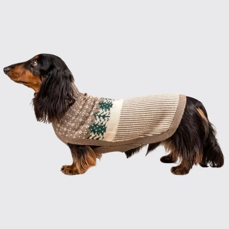 LabArt Dog Alpaca Foresta maglione cane lana calda