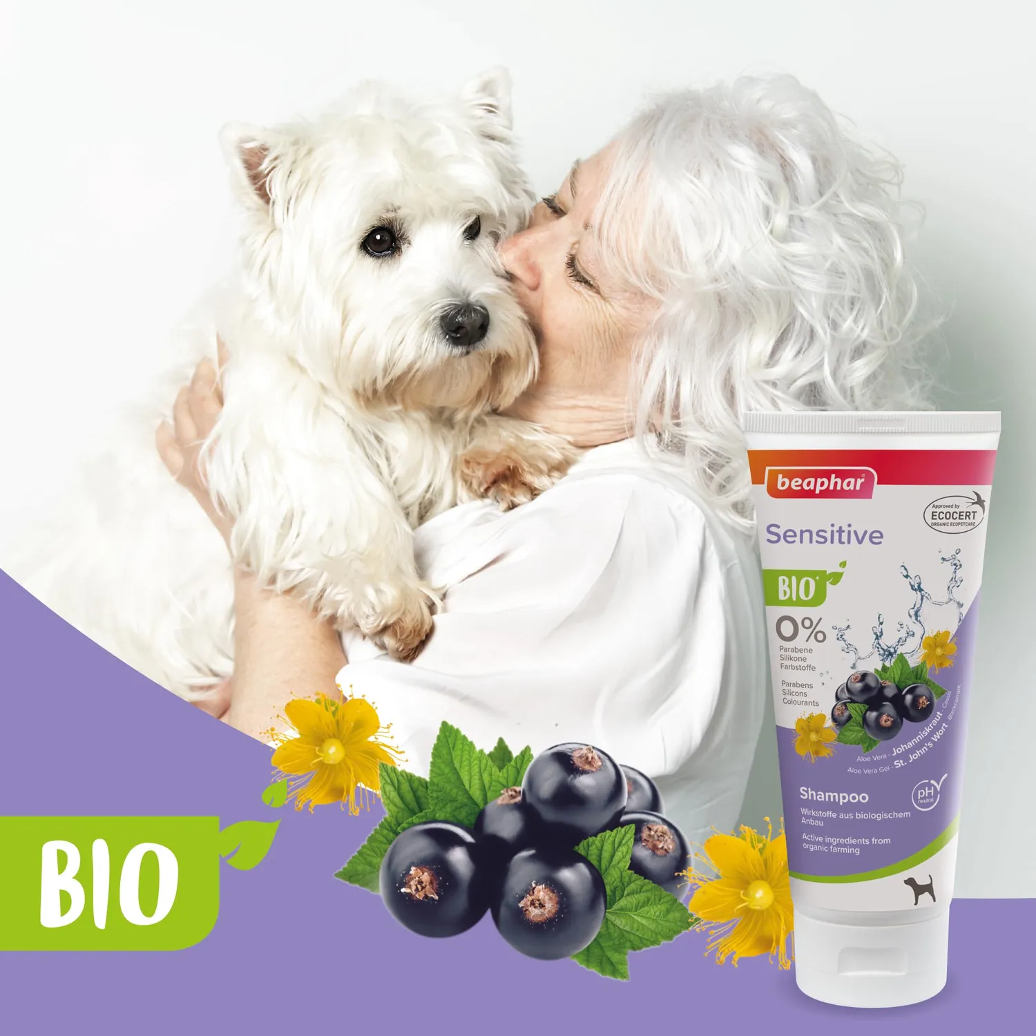 Beaphar Bio Shampoo Sensitive shampoo cane cute sensibile 200 ml
