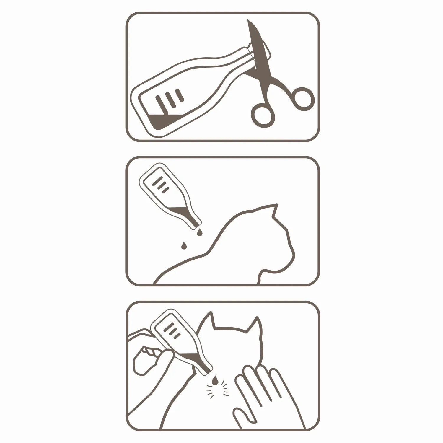 Beaphar FIPROtec Spot On Antiparassitario Gatto 3 Pipette pulci