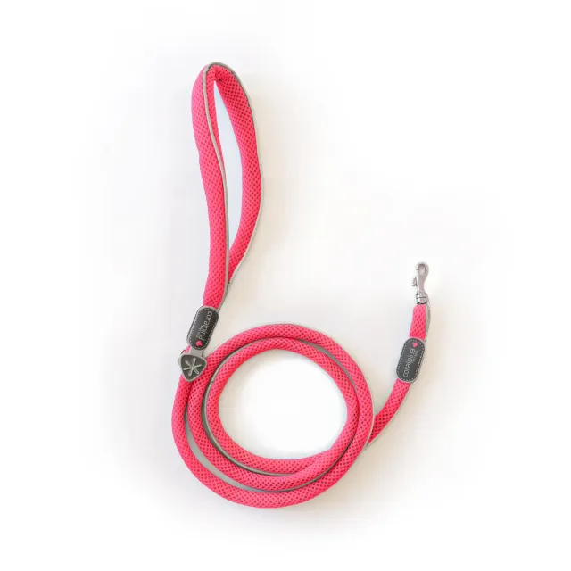 Coralpina Mini guinzaglio rosa fluo 150 cm leggero