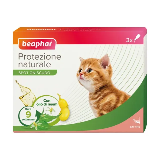Beaphar Protezione Naturale Spot-On Gattino 3x2 ml