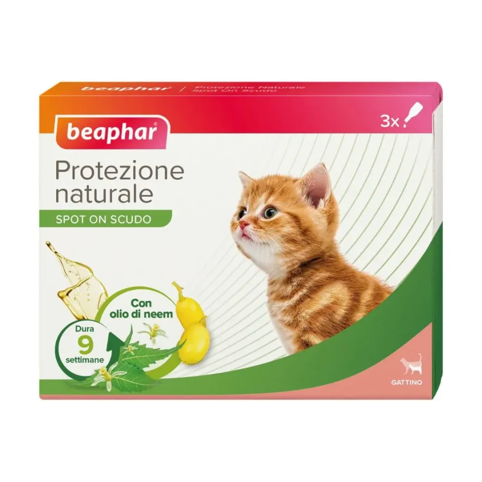 Beaphar Protezione Naturale Spot-On Gattino 3x2 ml