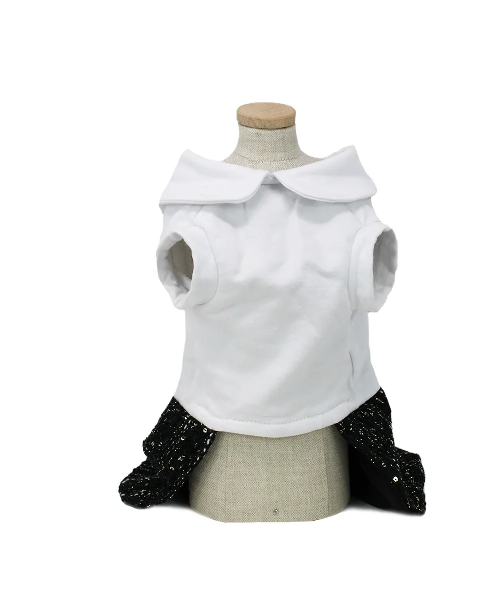 Royal Dog Ballon Dress vestitino trama Chanel