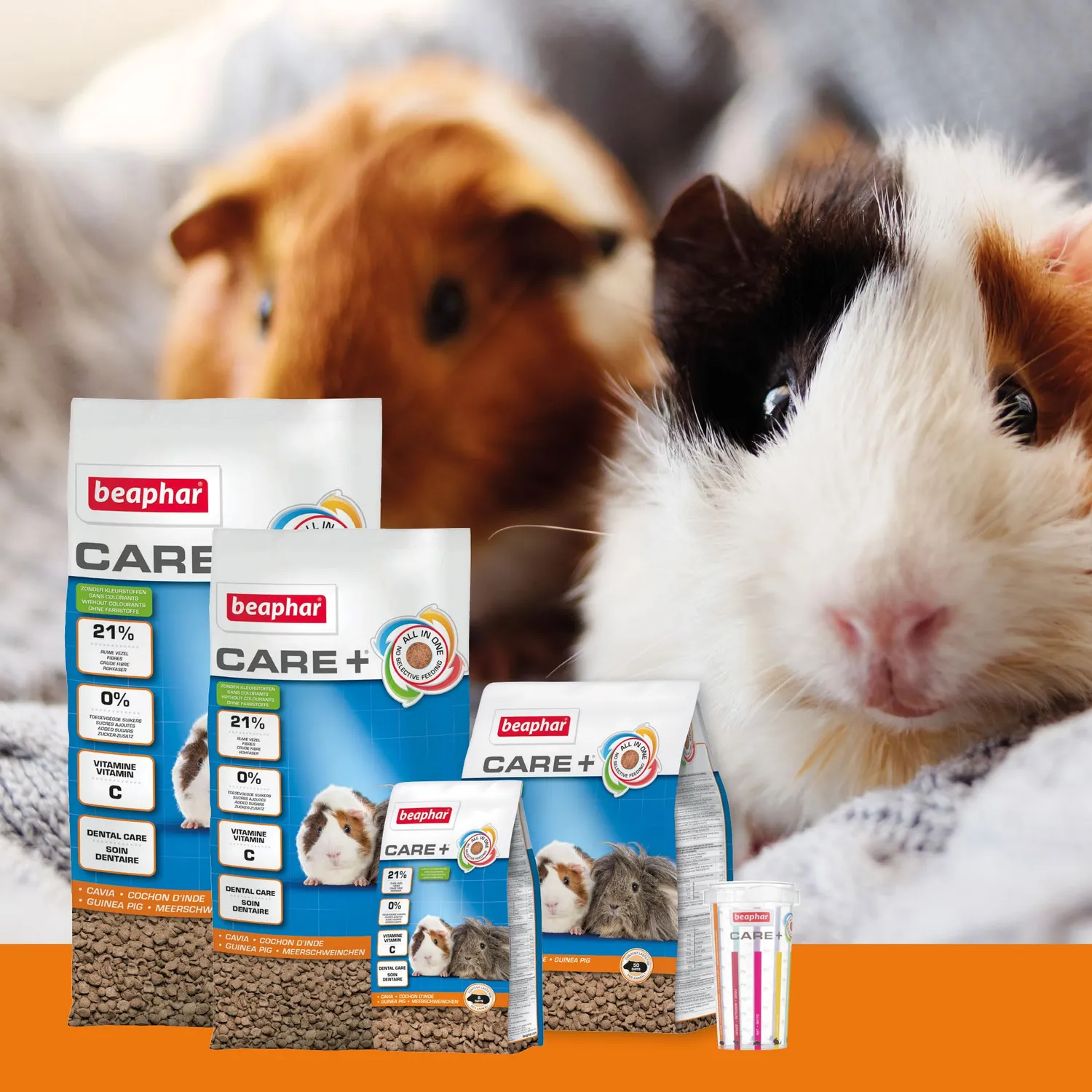 Beaphar CARE+ Guinea Pig Mangime 250 g con vitamina C
