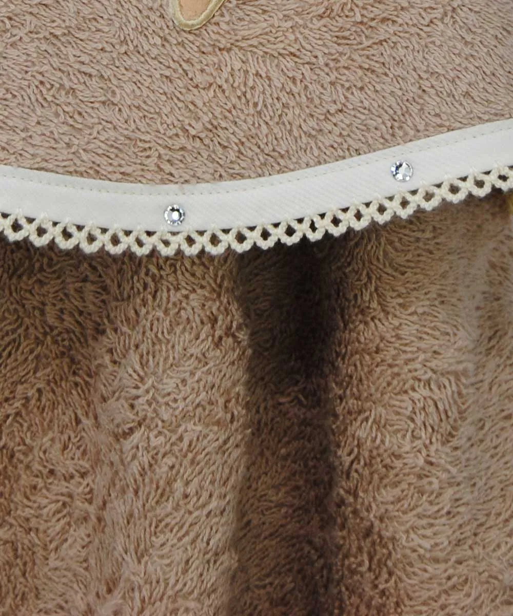 Royal Dog Star Triangolare accappatoio cani beige spugna