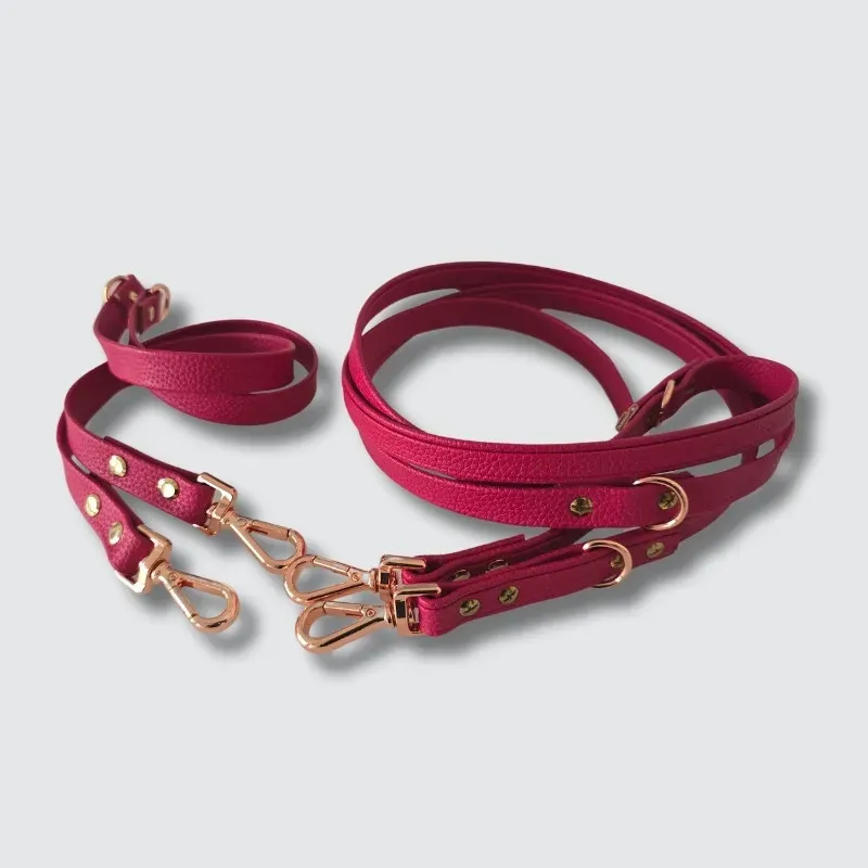 LabArt Dog Accoppiacani multifunzione Soft Touch guinzaglio ecopelle