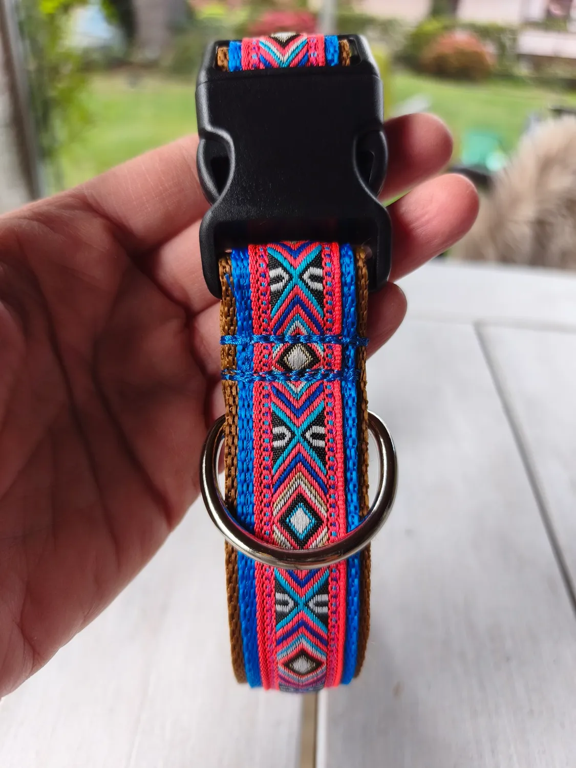 Anja for Dogs America collare marrone regolabile 40-65