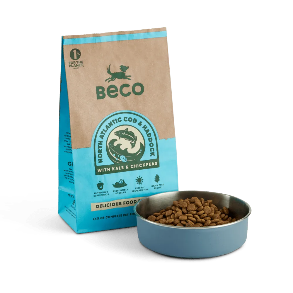 Beco Pets merluzzo e eglefino crocchette cane 2 kg