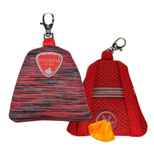 Coralpina Zainello Powermix porta sacchetti cane rosso melange