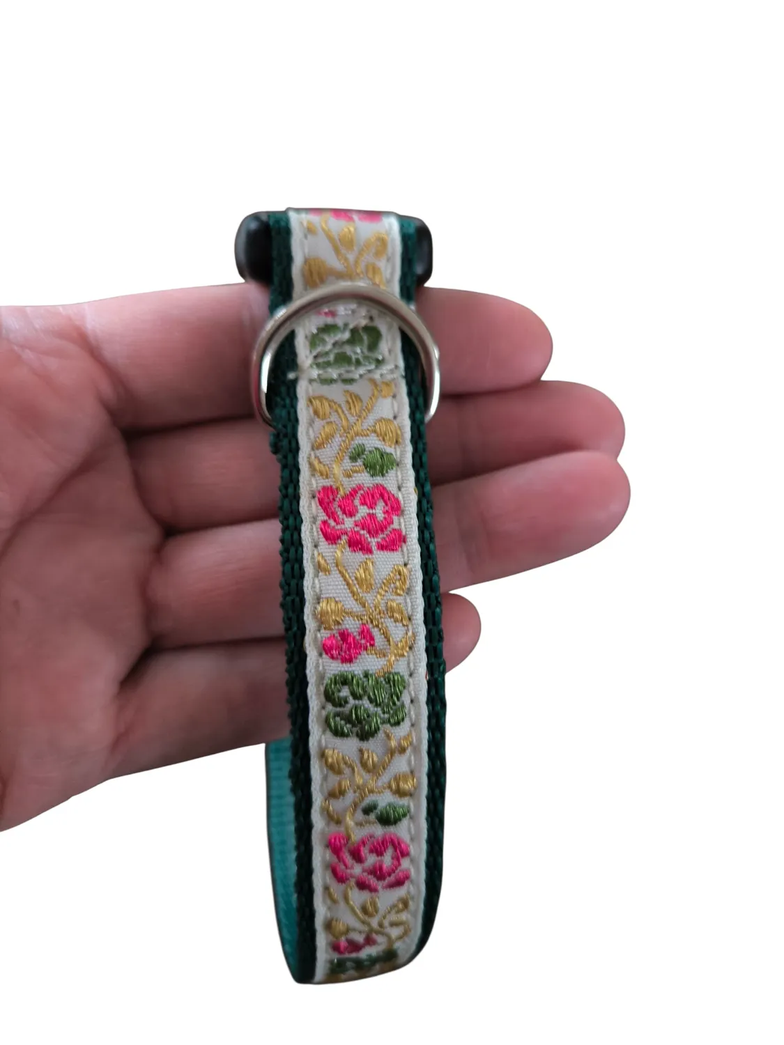Anja for Dogs Green Lady Collare 2 cm 26-40 per Cani