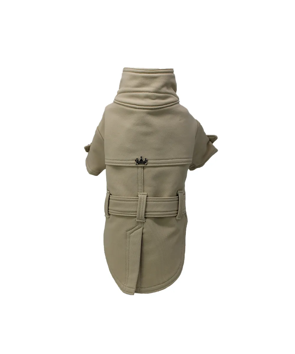 Royal Dog Londra Boy trench beige antivento