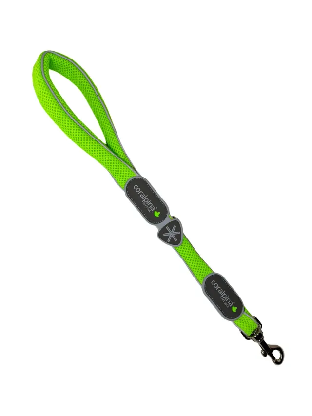 Coralpina Cinquetorri Guinzaglio Cani Verde Fluo 9/10 Riflettente