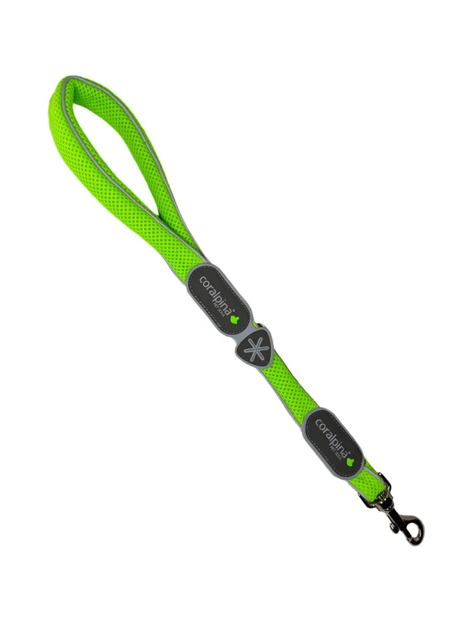 Coralpina Cinquetorri Guinzaglio Cani Verde Fluo 9/10 Riflettente
