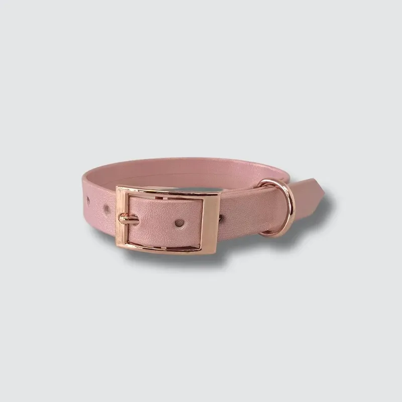 LabArt Dog Heritage collare ecopelle argento metallizzato