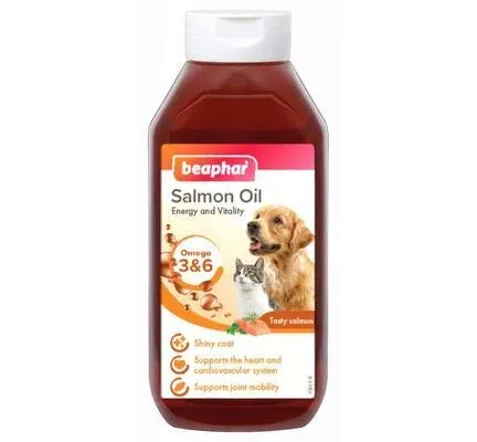Beaphar Olio di Salmone 940 ml integratore omega 3