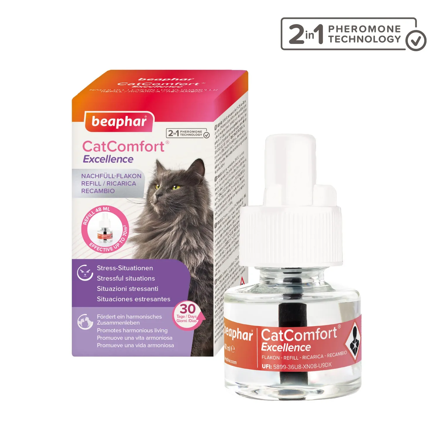 Beaphar CatComfort Excellence ricarica gatto 48 ml feromoni