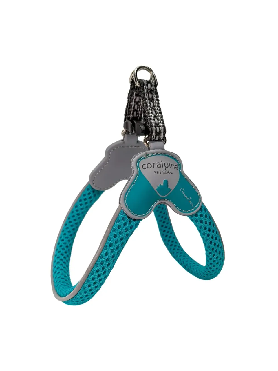Coralpina Cinquetorri Mini Pettorina 1 Turchese Cani Piccoli