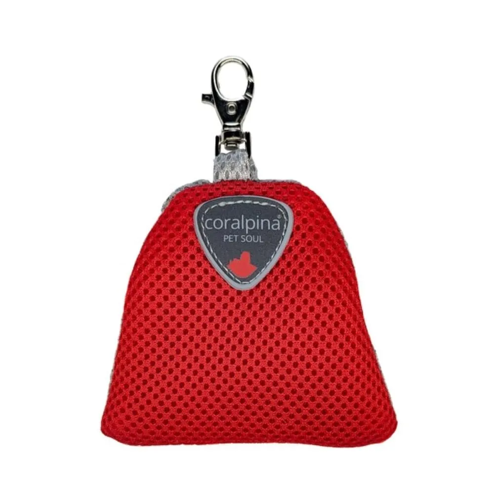 Coralpina Zainello Cinquetorri porta sacchetti rosso
