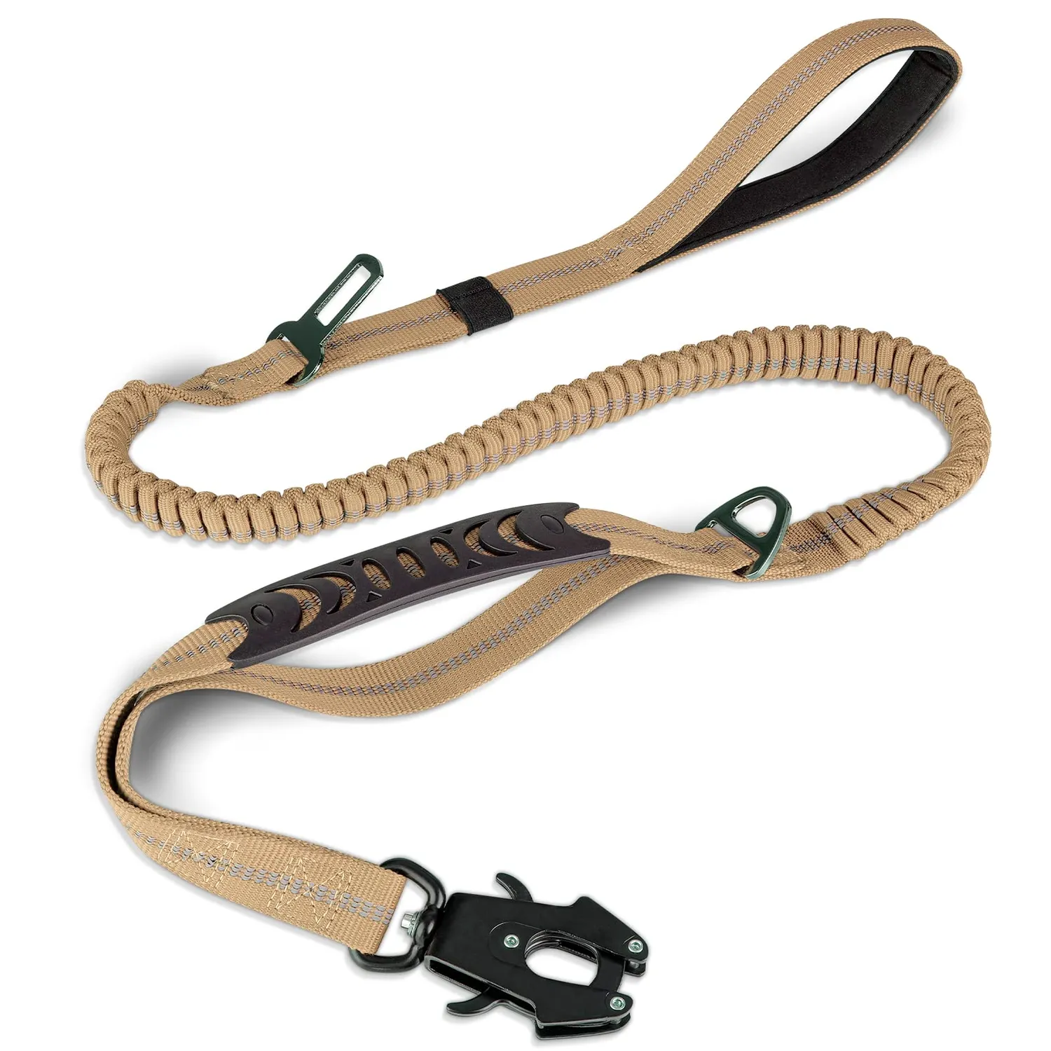 Joytale Tattico guinzaglio bungee nero 1,2-1,8 m ammortizzato