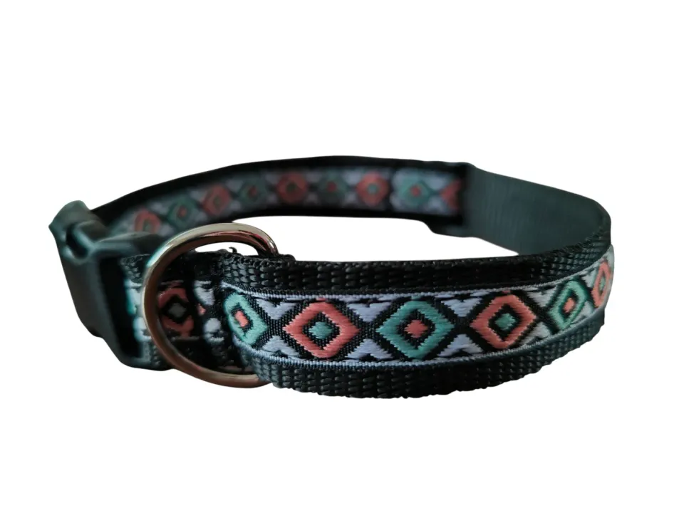 Anja for Dogs Rombi mix collare regolabile 2 cm