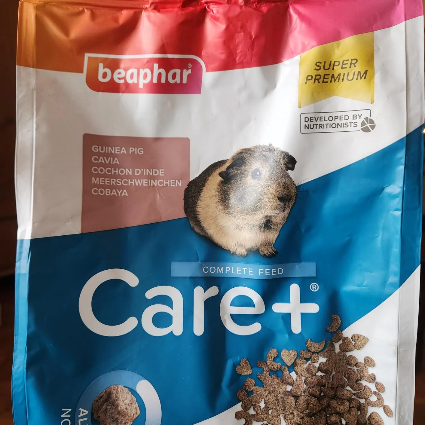Beaphar Care+ Mangime Porcellini d'India 1,5 kg Estruso