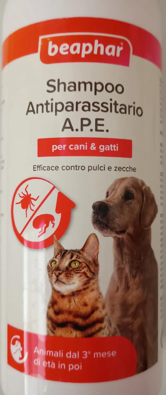 Beaphar A.P.E. Shampoo Cane Gatto 200 ml Tetrametrina