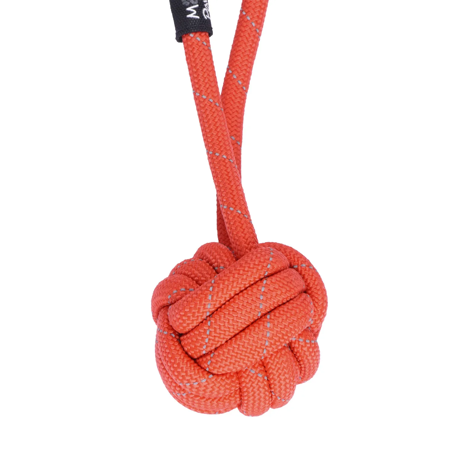 Mountain Paws Ball Rope gioco cane corda arancione