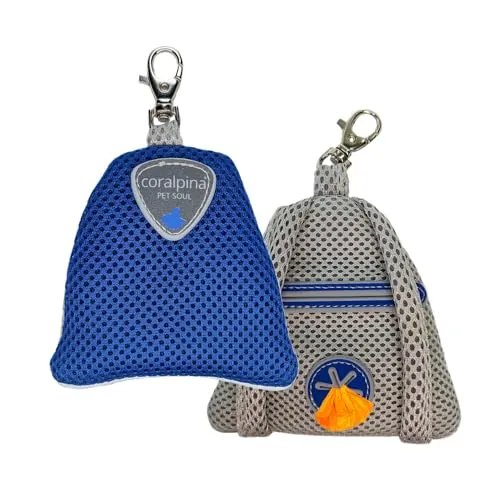 Coralpina Zainello Cinquetorri porta sacchetti blu lavabile