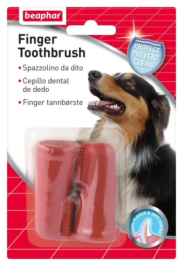 Beaphar Spazzolino da Dito spazzolino morbido cane placca