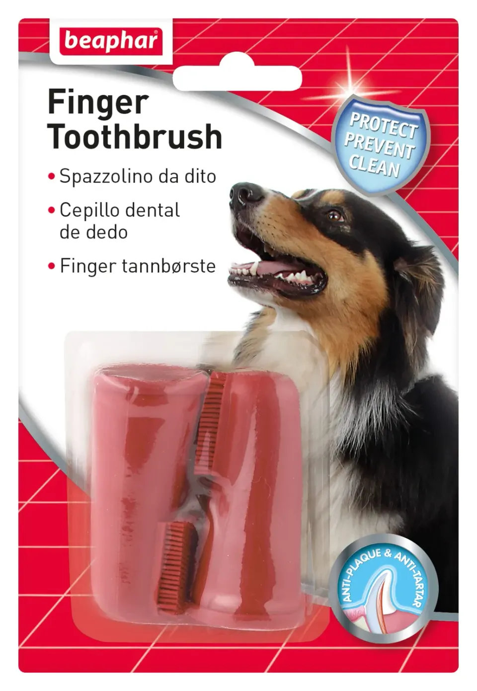 Beaphar Spazzolino da Dito spazzolino morbido cane placca