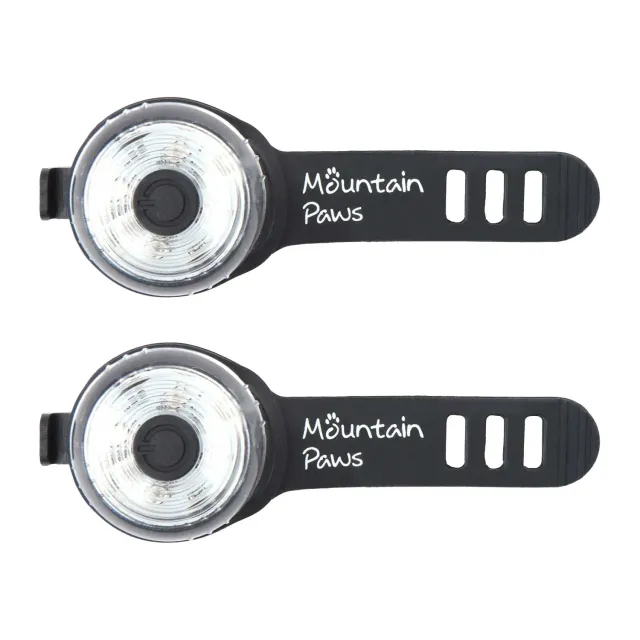 Mountain Paws luce cane sicurezza 2 luci impermeabile 50 ore
