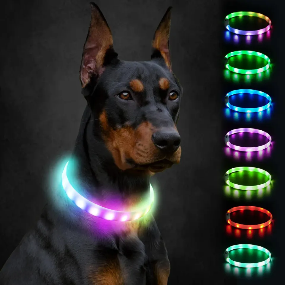 Joytale Luminoso collare LED 70 cm tagliabile silicone
