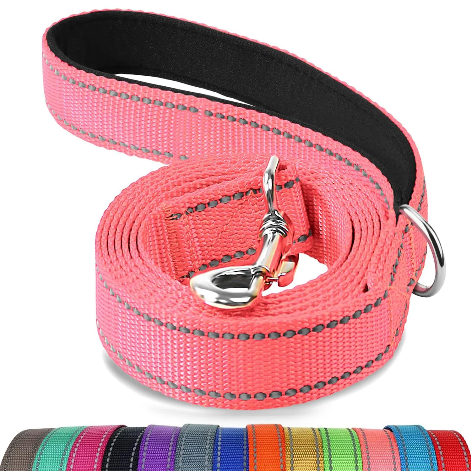 Joytale Guinzaglio Catarifrangente Turchese 1,8 m x 2,5 cm Imbottito