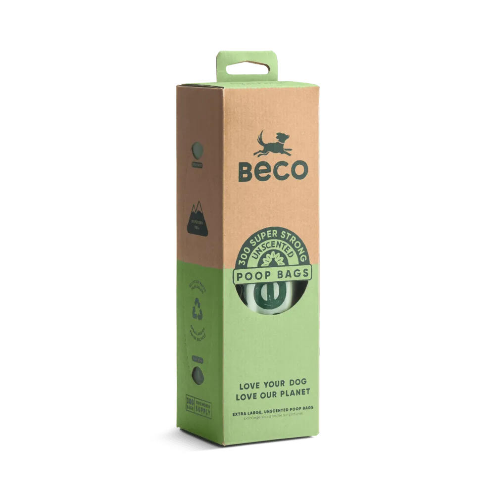 Beco Pets sacchetti igienici cane spessi antiperdita