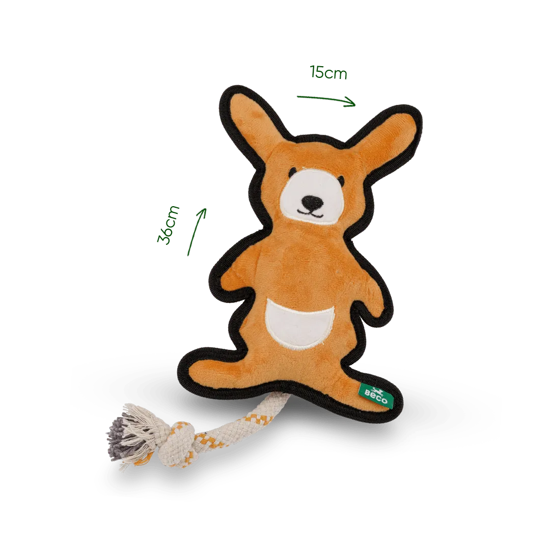 Beco Pets Canguro peluche per cani robusto
