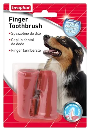 Beaphar Spazzolino da Dito spazzolino morbido cane placca