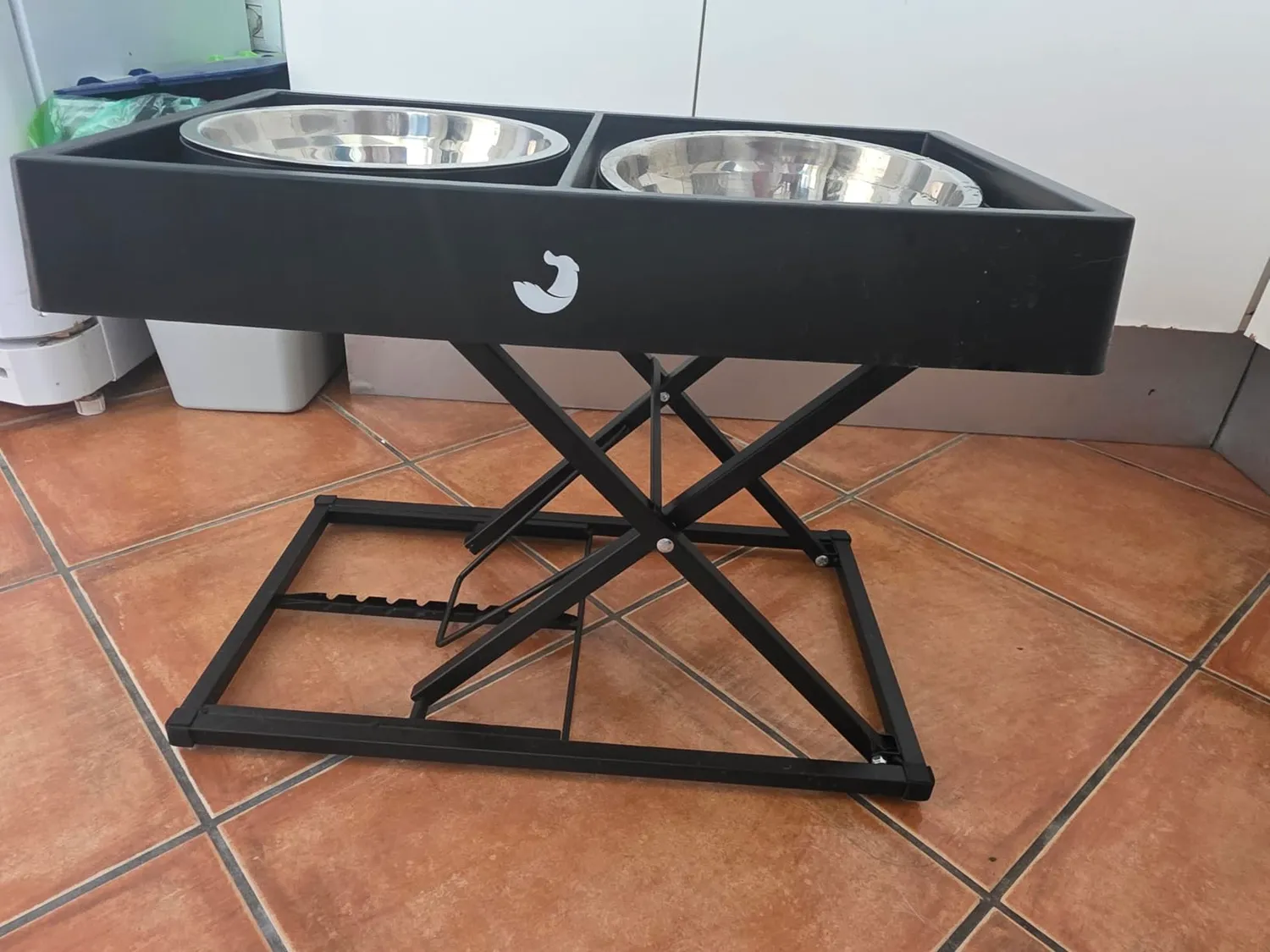 Joytale Ciotole Rialzate supporto 22-45 cm 2 ciotole inox