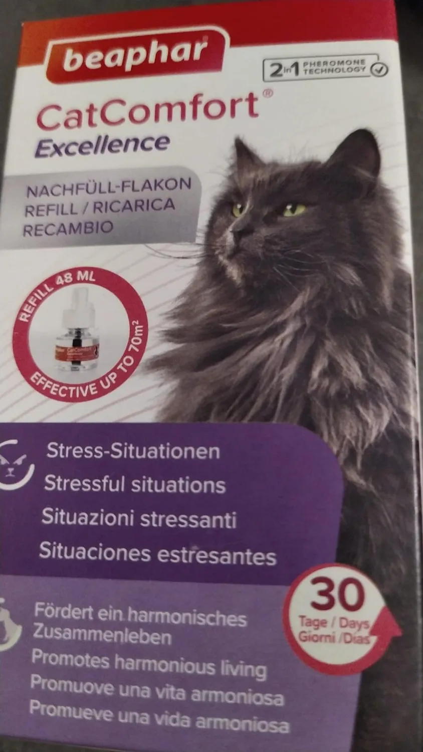 Beaphar CatComfort Excellence ricarica gatto 48 ml feromoni