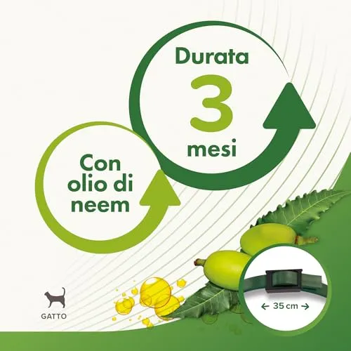 Beaphar Protezione Naturale collare gatto 35 cm olio neem