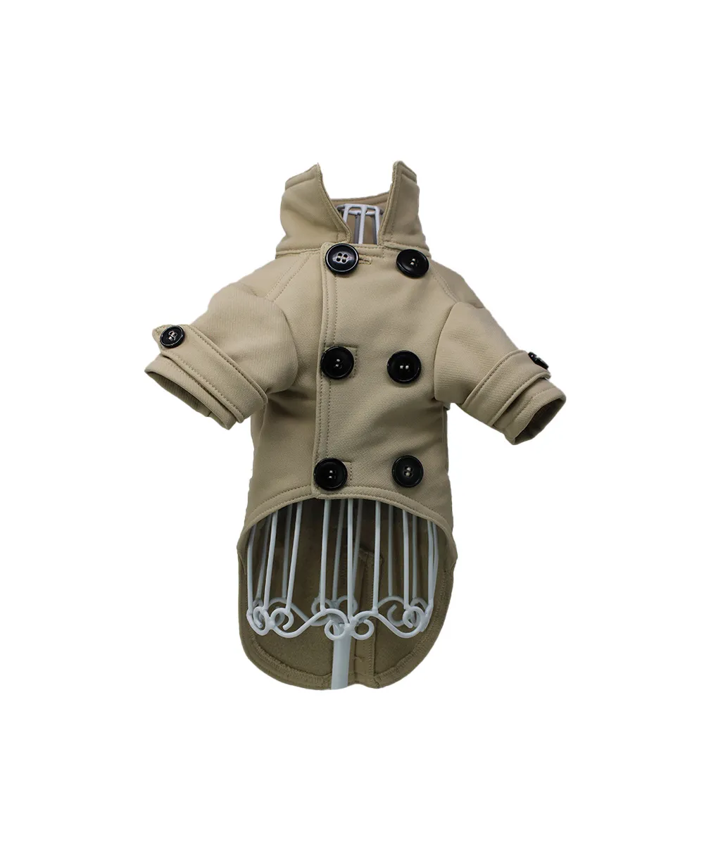 Royal Dog Londra Boy trench beige antivento