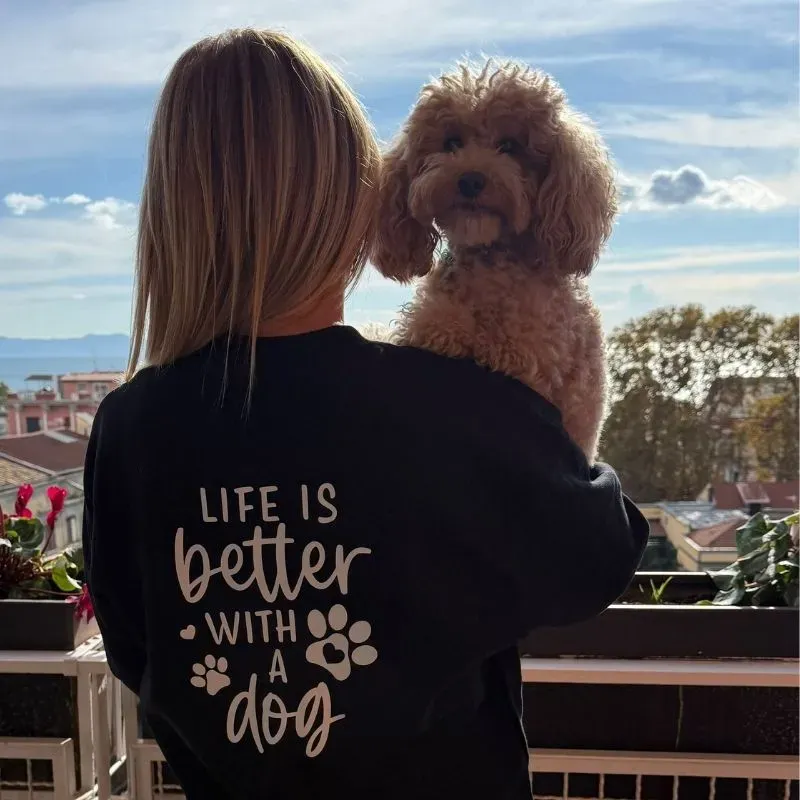 LabArt Dog Dog Lover felpa personalizzata cotone