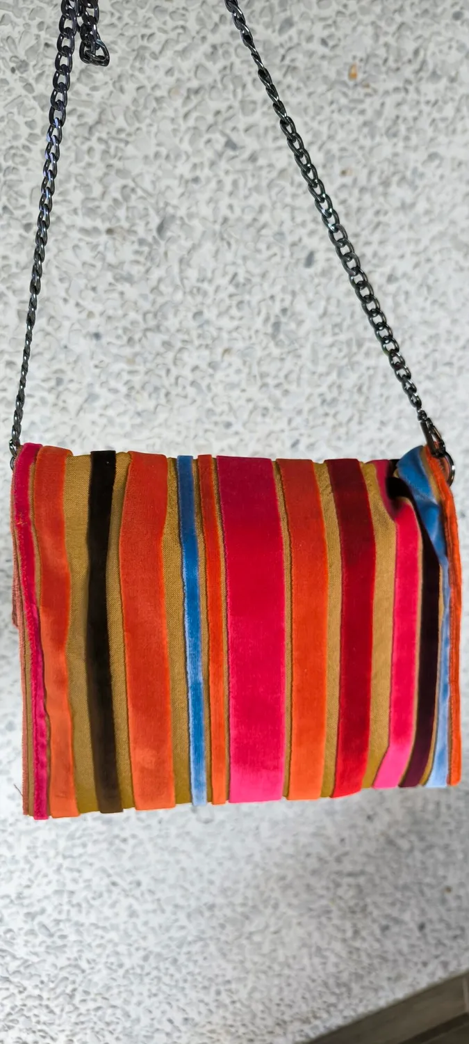 Anja for Dogs borsa a tracolla multicolor pezzo unico