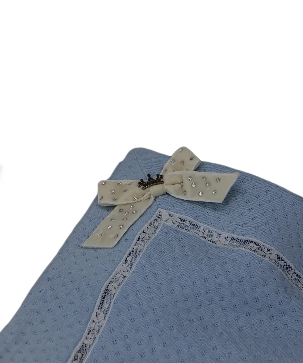 Royal Dog Royal copertina cane celeste traforata